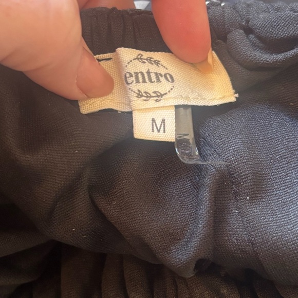 Entro Black and White Polka Dot Mini Dress - Picture 5 of 8